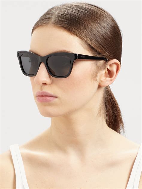 ladies black prada sunglasses|small prada sunglasses.